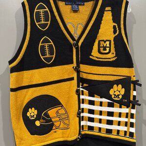 Vintage University Of Missouri Birch Bros. Sweater Vest XL